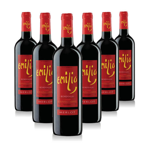 6瓶装 埃米雷红葡萄酒 6*750ml  btl*Emilio 商品图0
