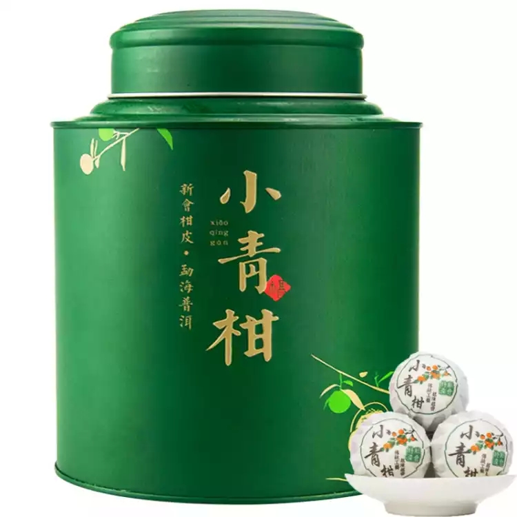 佛冈森深宝 正宗新会小青柑普洱茶500克 生晒柑普茶 陈皮柑橘普洱 小青桔普茶云南普洱熟茶叶