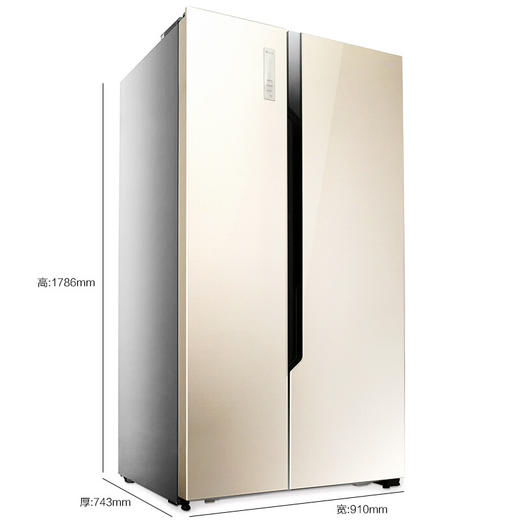 海信 (Hisense) 629升 风冷无霜 一级能耗变频 对开门冰箱 BCD-629WTVBP/Q 流光金 商品图1