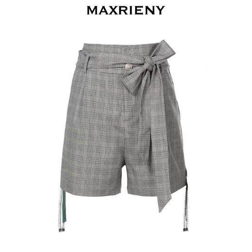 4楼MAXRIENY 千鸟格短裤个性时尚【待调整】 商品图2