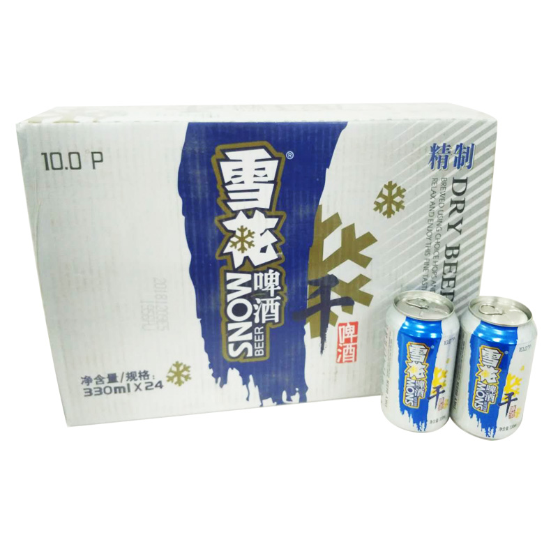 雪花干啤酒330ml*24听/箱 $72.