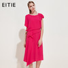 EITIE爱特爱品牌女装春季新款时尚短袖低腰圆领连衣裙中裙5707449 商品缩略图0