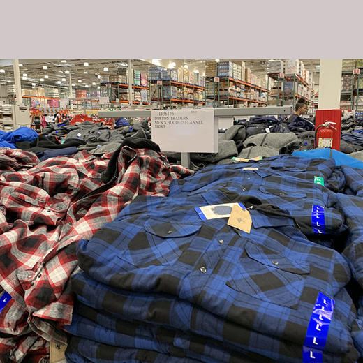 19年冬季新款 BOSTON TRADERS 男士校园风连帽假两件衬衫棉服外套 商品图4