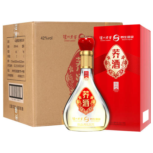 【泸州老窖酒名堂 会员日5折】42度荞酒（冬荞1500）500ml *6 商品图0