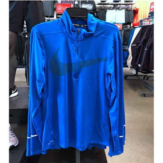  NIKE/耐克 男士DRI-FIT速干半拉链立领长袖运动T恤 商品图0