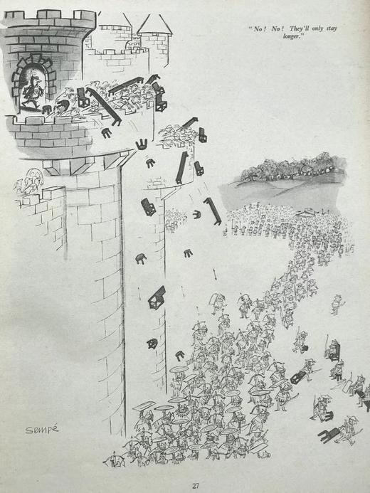 英国讽刺漫画杂志《笨拙》 1961年1-6月期刊 超千余幅漫画插图 漆面精装大16开 商品图3