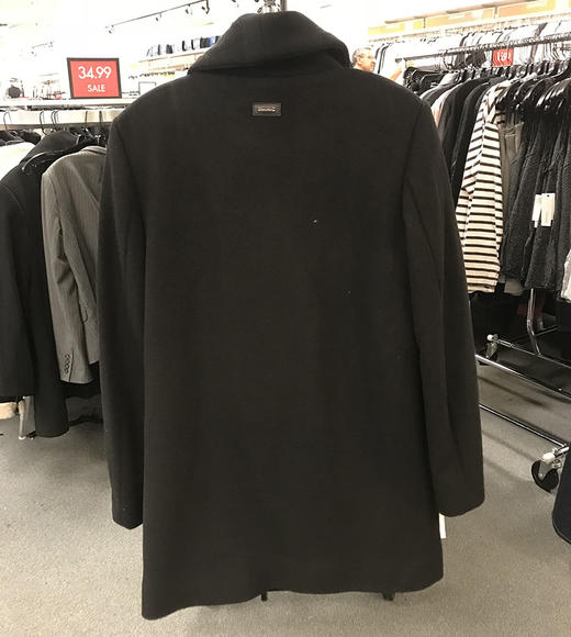  Calvin Klein/CK 女士保暖纯色羊毛混纺大衣外套 商品图1
