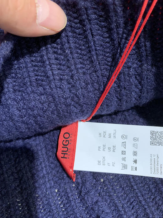  Hugo Boss  秋冬新款红标男女羊毛保暖针织线帽50363304 商品图1