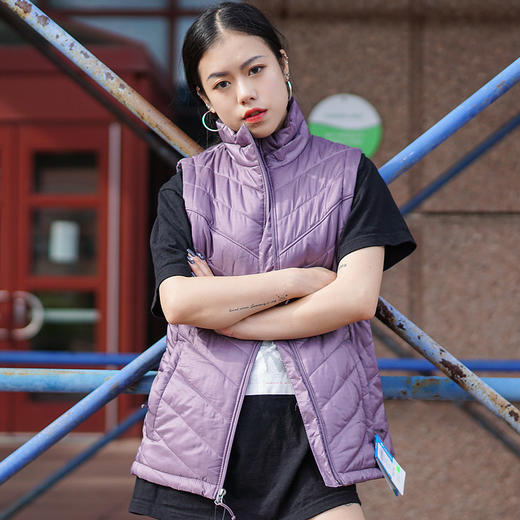 Columbia/哥伦比亚 女士秋冬OMNI-HEAT 热反射立领保暖马甲XK0053 商品图1