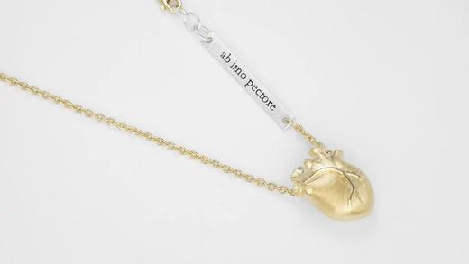 medium anatomic heart necklace 商品图1