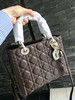 dior戴妃包五格巧克力色 24cm 商品缩略图1