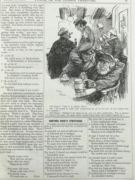 英国讽刺漫画杂志《笨拙》 1924年1-6月期刊 超千余幅漫画插图 漆面精装大16开 商品图10