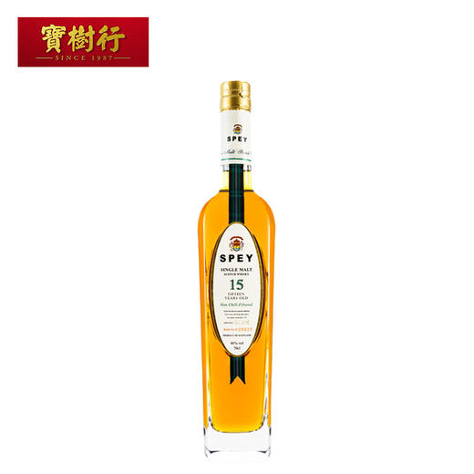 【Spey】诗贝15年700mL 苏格兰单一麦芽威士忌原装进口洋酒 商品图3