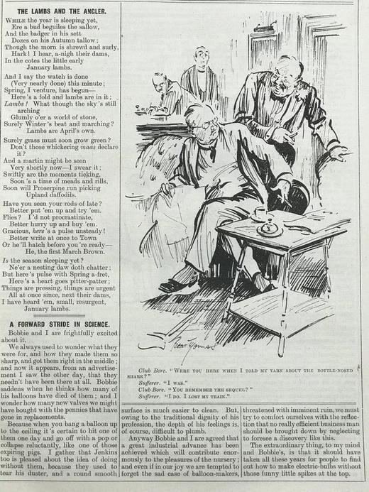 英国讽刺漫画杂志《笨拙》 1924年1-6月期刊 超千余幅漫画插图 漆面精装大16开 商品图9