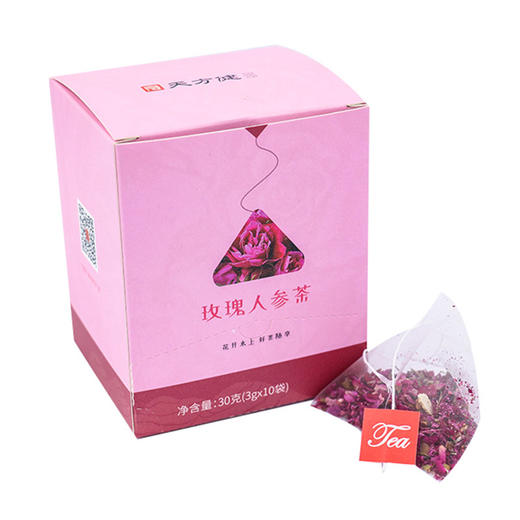 玫瑰人参茶盒装30克 商品图0