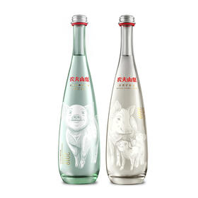 农夫山泉玻璃瓶天然矿泉水猪年生肖典藏版一套