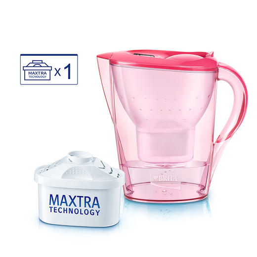 Marella-Cool-2.4L-海棠红 碧然德金典滤水壶2.4L 海棠红 单芯装 商品图0