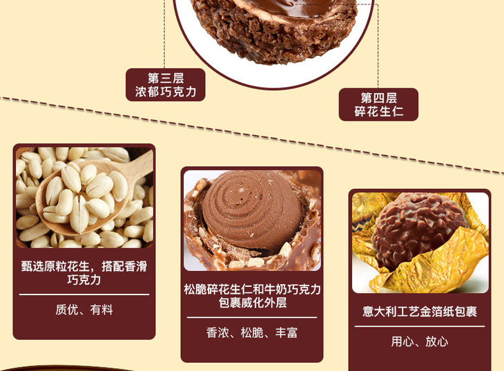 情人节特惠 香港菲顿 30粒果仁巧克力