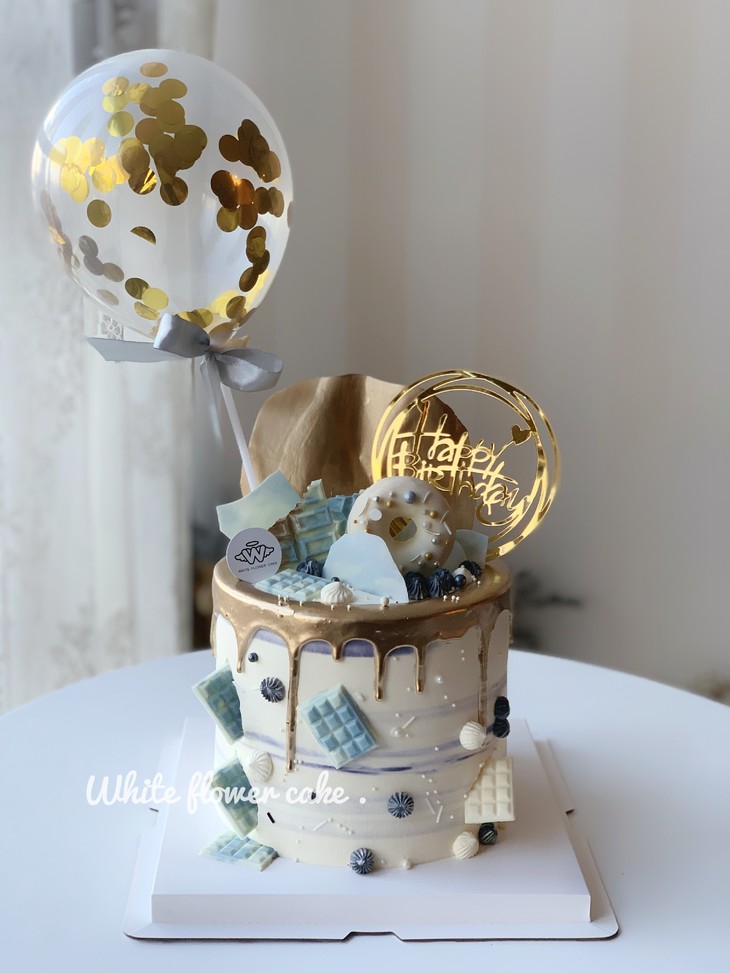 ins风轻奢仙女生日蛋糕 ins light luxury fairy birthday cake