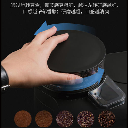 北美电器（ACA）咖啡机全自动磨豆 美式滴漏家用型AC-M125A 商品图2