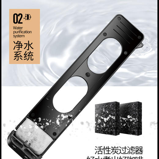 北美电器（ACA）咖啡机全自动磨豆 美式滴漏家用型AC-M125A 商品图3