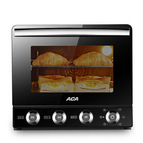 ACA/北美电器E38HC 电烤箱家用烘焙蛋糕多功能全自动商用大容量