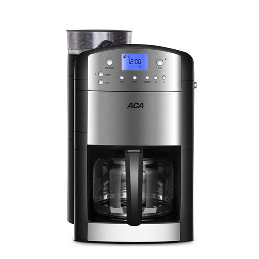 北美电器（ACA）咖啡机全自动磨豆 美式滴漏家用型AC-M125A 商品图0