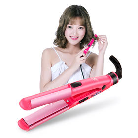 沙宣（VS）卷发棒 卷直两用 MINI卷发器 16mm陶瓷面板 夹板 直发器 VSCS69PICN