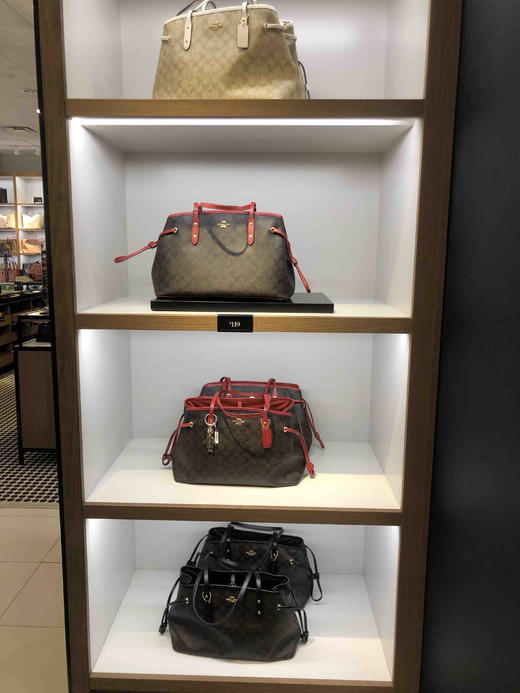 降价！coach 大号鲶鱼包老花色全 商品图10