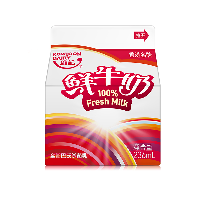 维记鲜牛奶 236ml*30盒