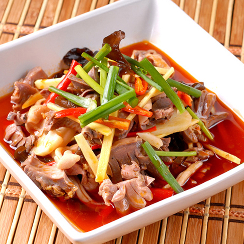 重庆特产【阿蓬记】黔江鸡杂 山椒味/酸辣味500g袋装