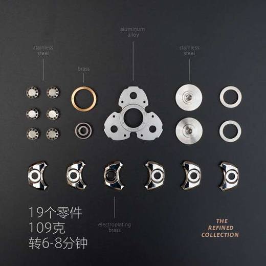 TOYOEDC精工指尖陀螺 | 三叶草设计德国进口陶瓷轴承19个零件可拆卸 商品图1