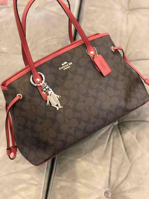 降价！coach 大号鲶鱼包老花色全 商品图2