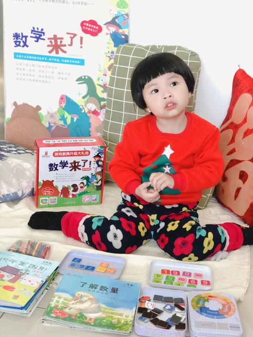 《数学来了》20册礼盒装 6种玩具教具 5类亲子游戏  3岁以上数学启蒙 商品图4