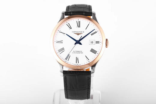   浪琴开创者系列 复刻，采用改装瑞士L888.4自动机械机芯。摆轮位置同正品一致。 商品图3