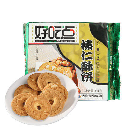 【百汇到家】好吃点榛仁酥146g 商品图0