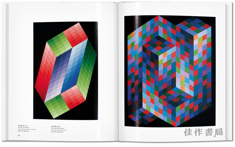 vasarely/维克多·瓦萨雷利/英文原版绘画画册/taschen【basic art】