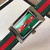 原单品质Gucci G-FRAME系列古驰女士腕表 原装瑞士石英机芯，精致贝母面饰以蜜蜂丁，三色表带，表盘尺寸：21mm*34mm，新款到货，全套专柜包装，支持专柜！ 商品缩略图5