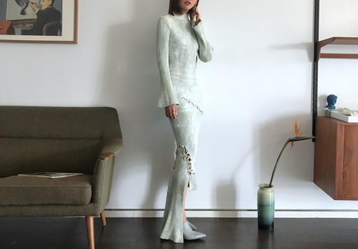 Hand Painted Rib-knit Sweater 商品图2