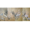 楚彦春复古风工笔花鸟白描底稿-《梅兰竹菊》-一套四幅小品册页-多种白描尺寸可选-CY32 商品缩略图0
