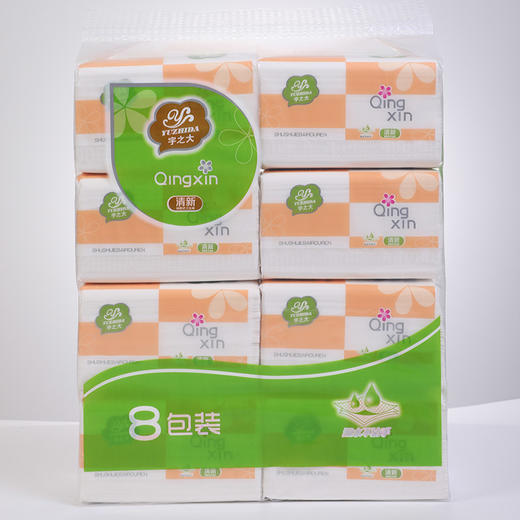宇之大100%原木浆清新抽取式面巾纸家庭适用4层加厚整箱实惠 商品图3