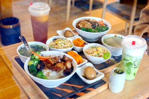 【嘢兽酱烧烤肉饭&新时沏】38元2人套餐 商品图0