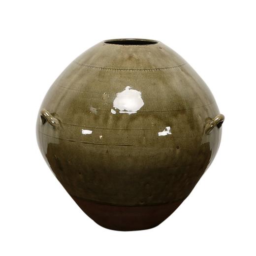 新仿瓷器仿古瓷器黄釉小口罐QQ18010044 Newly made Porcelain Big green Pot 商品图1