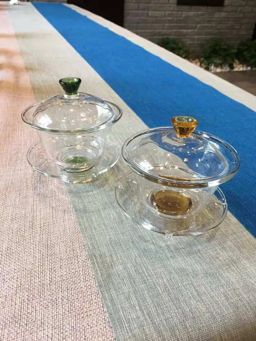 古法琉璃盖碗