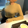 韩都衣舍2020春装新款女装韩版纯色打底衫修身针织衫JM9861蒖 商品缩略图1