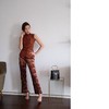 crushed velvet tailored trousers 商品缩略图1