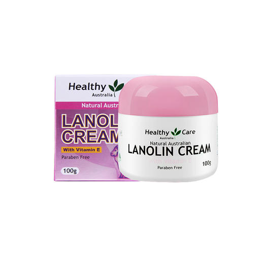 【修复肌肤】澳洲 Healthy Care 绵羊油VE面霜 滋润保湿100g 商品图0