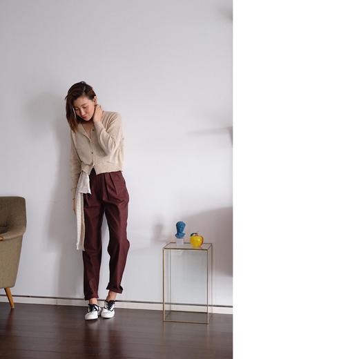 Croped linen cardigan 商品图2
