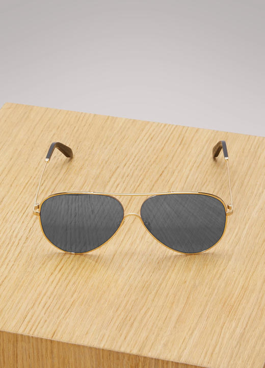 维多利亚-贝克汉姆 VB  UNISEX 情侣款  LOOP ROUND 风格 飞行员款 墨镜 商品图4