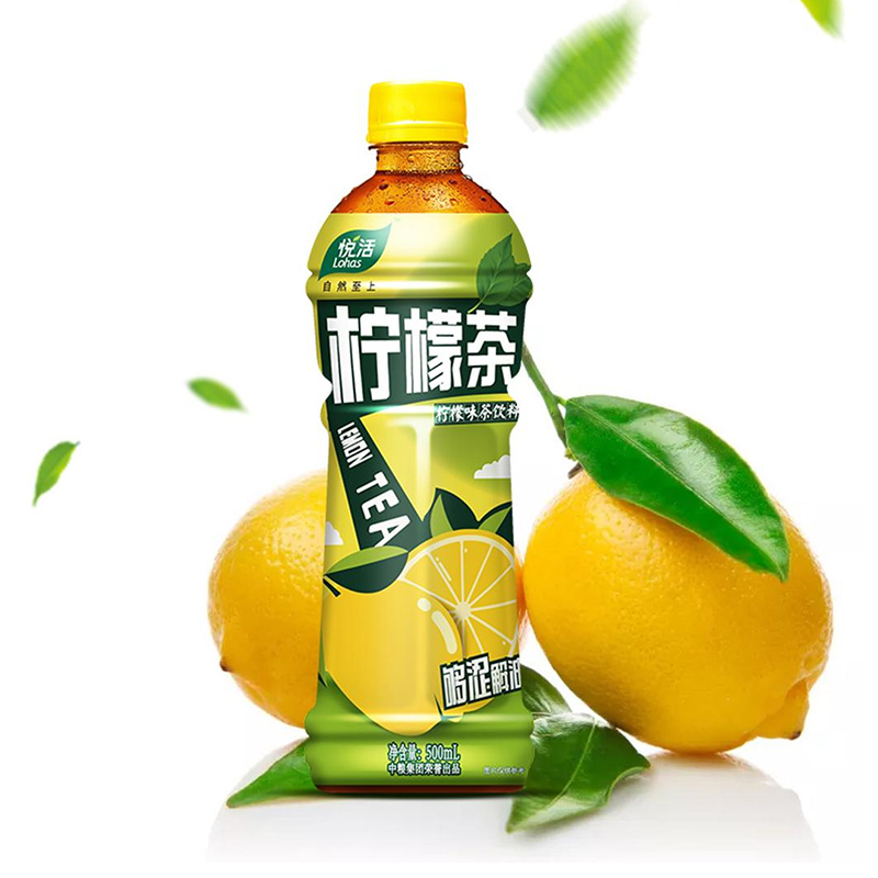 悦活柠檬茶饮品500ml 瓶